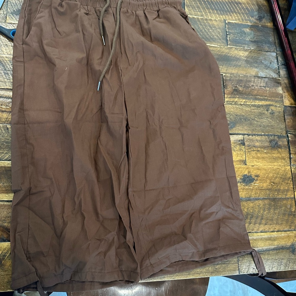 Amazon Brown Capris for Women